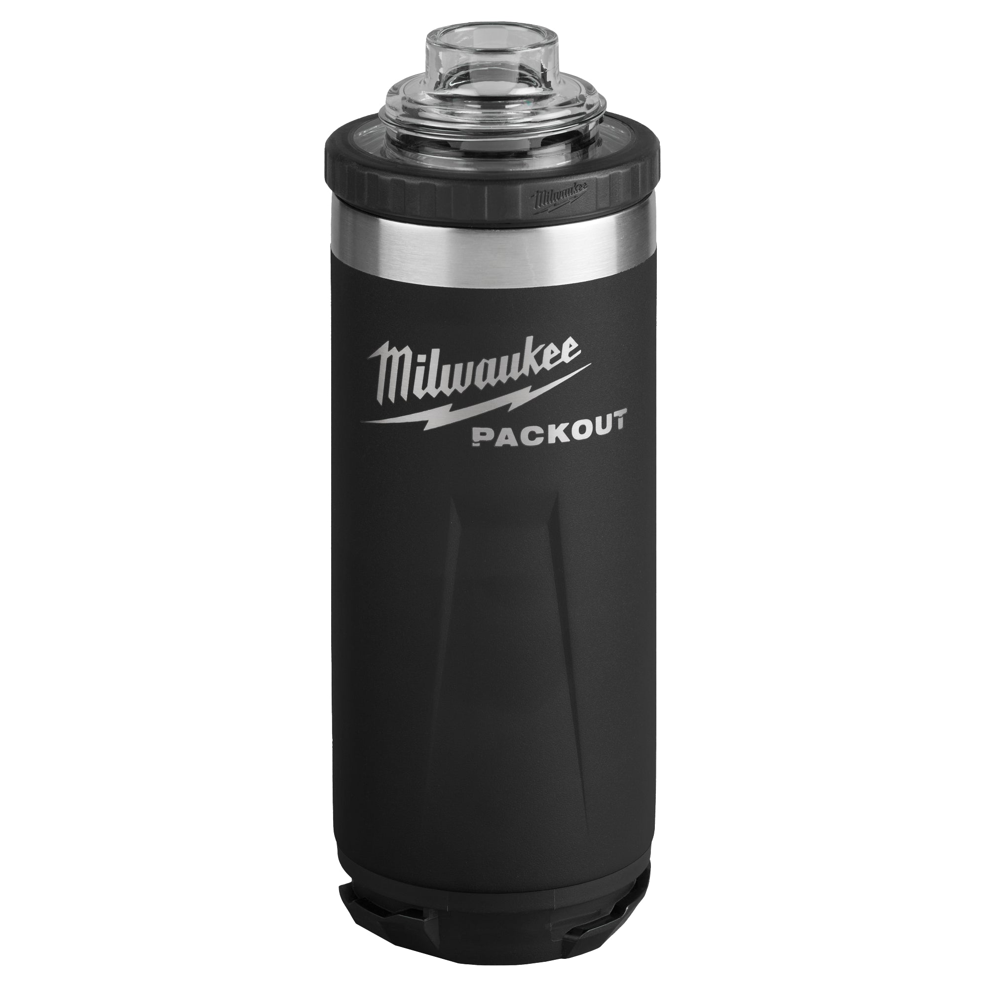 PACKOUT 18oz Black Insulated Bottle