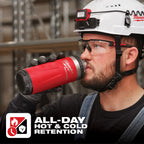 PACKOUT 18oz RED INSULATED BOTTLE