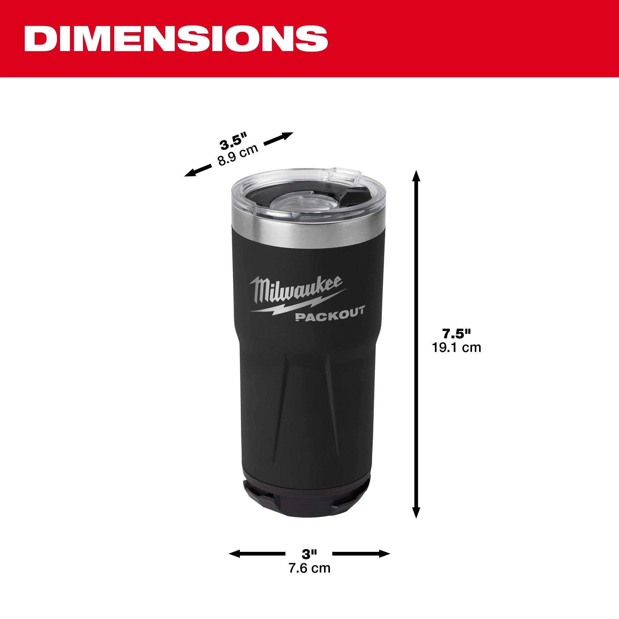 GOBELET 20 OZ CHAUD/FROID NOIR PACKOUT