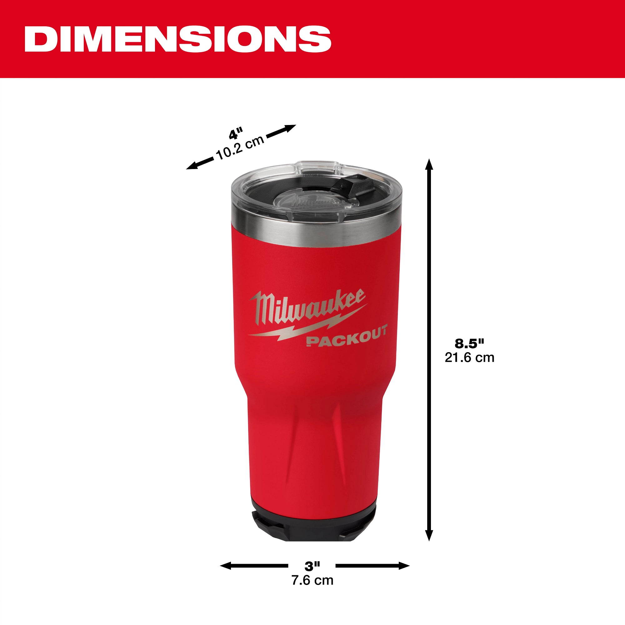 GOBELET 30 OZ CHAUD/FROID ROUGE PACKOUT