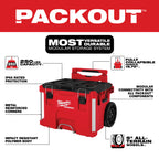 BOÎTE À OUTILS SUR ROUES 22'' POIGNÉE RÉTRACTABLE PACKOUT