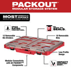 20" PACKOUT LOW-PROFILE COMPARTMENT ORGANIZER