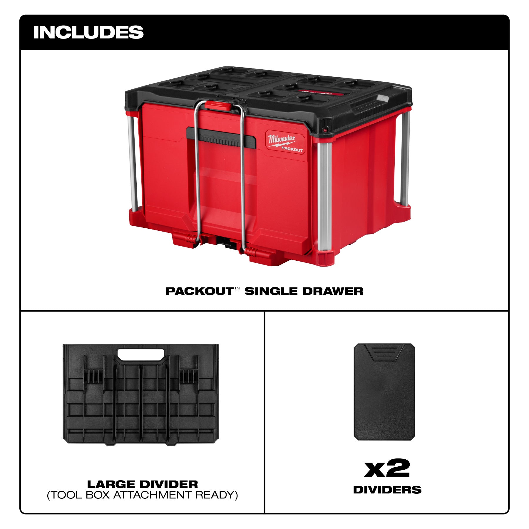 BOÎTE À OUTILS 22'' PACKOUT - 1 TIROIR