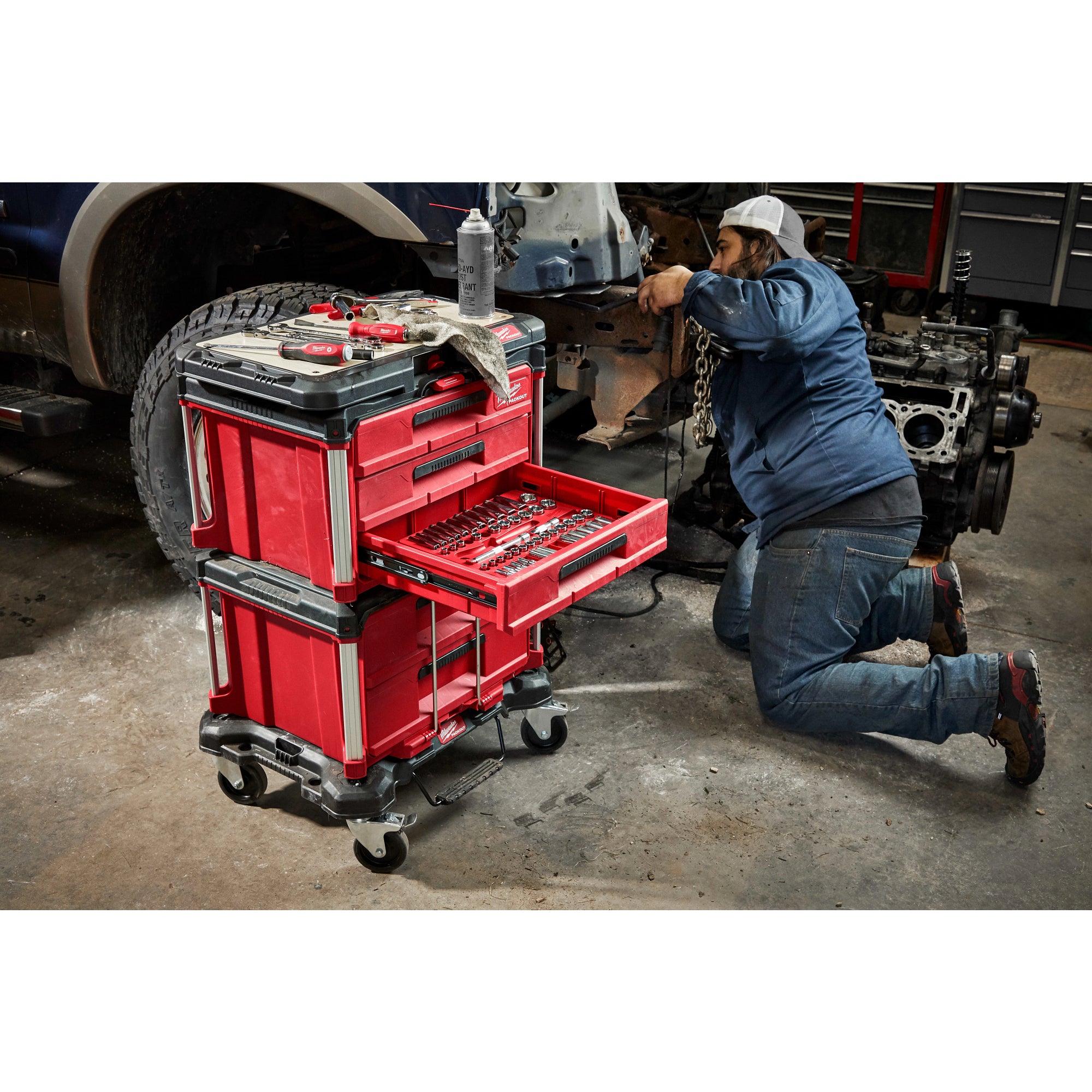 22" PACKOUT 3-DRAWER TOOL BOX