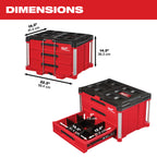 22" PACKOUT 3-DRAWER TOOL BOX