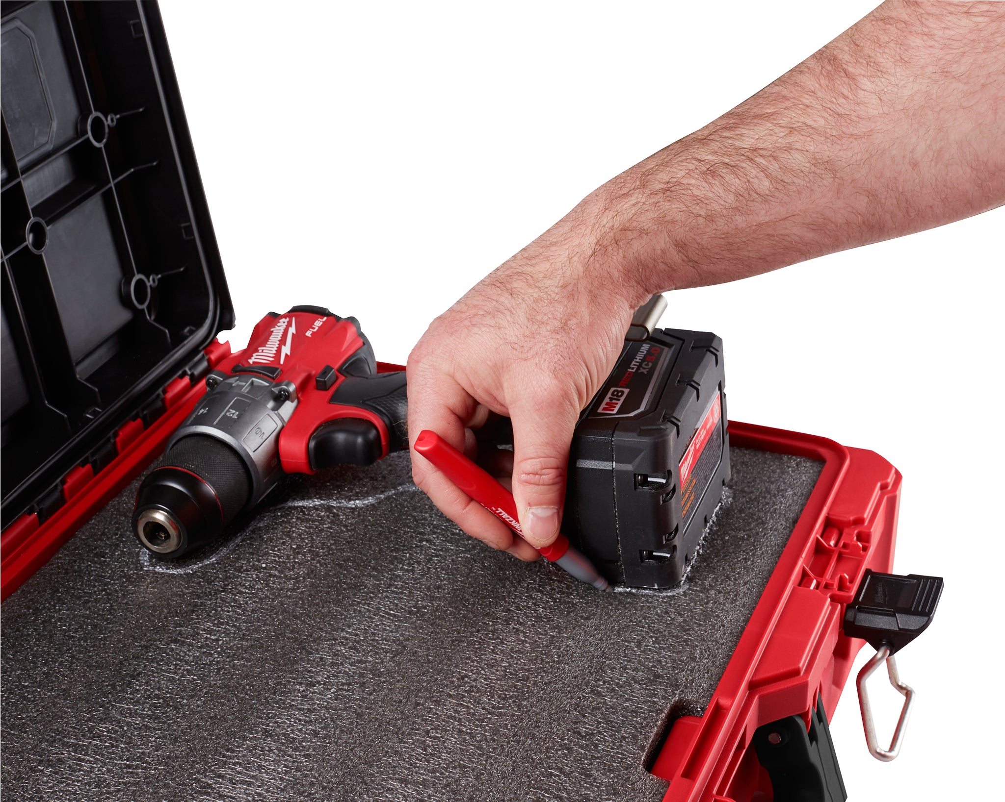 BOÎTE À OUTILS 22'' PACKOUT AVEC INSERTION DE MOUSSE