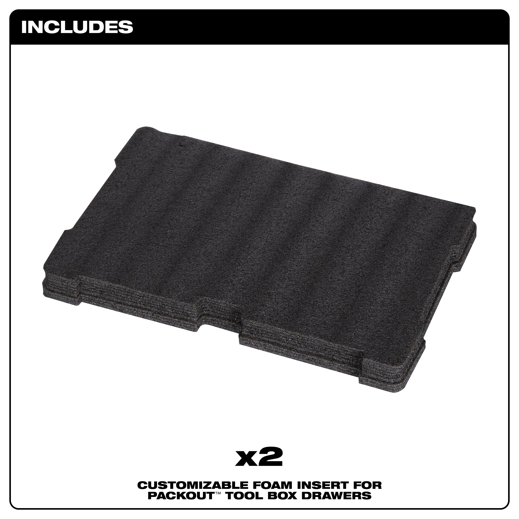 MOUSSE POUR COFFRE PACKOUT