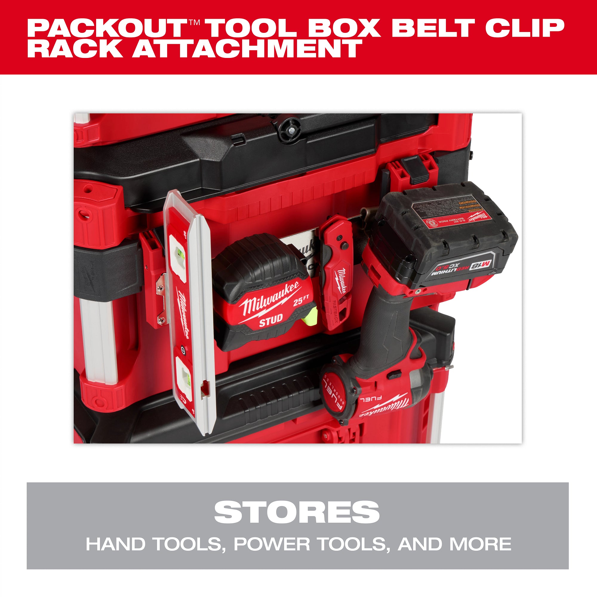 ACCESSOIRE AVEC FIXATION POUR SUPPORT À PINCES POUR PACKOUT