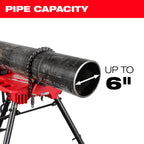 SUPPORT ÉTAU 6'' À CHAÎNE TRIPODE DE MISE À NIVEAU