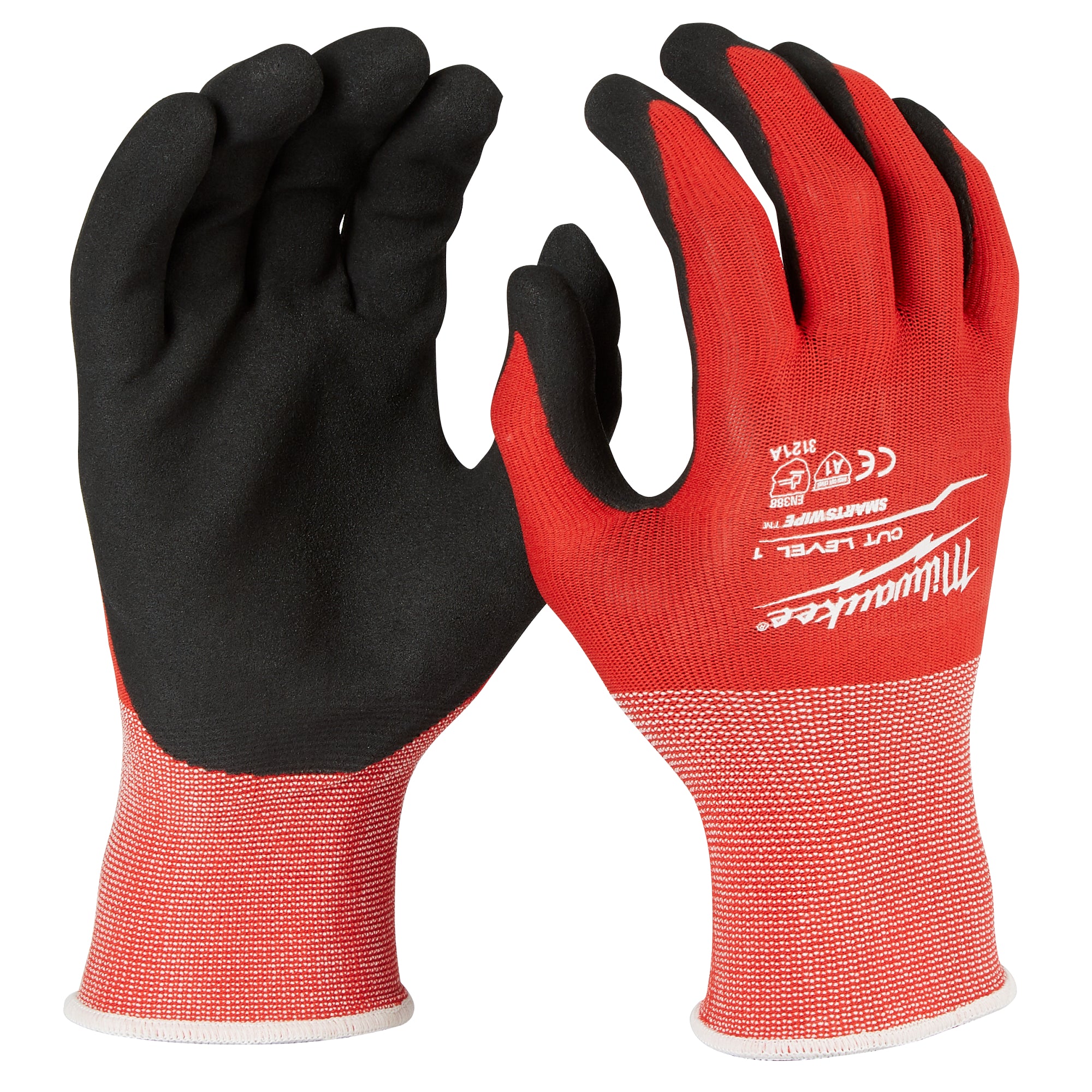 GANTS DE TRAVAIL EN NITRILE NIVEAU 1 ( SMALL )
