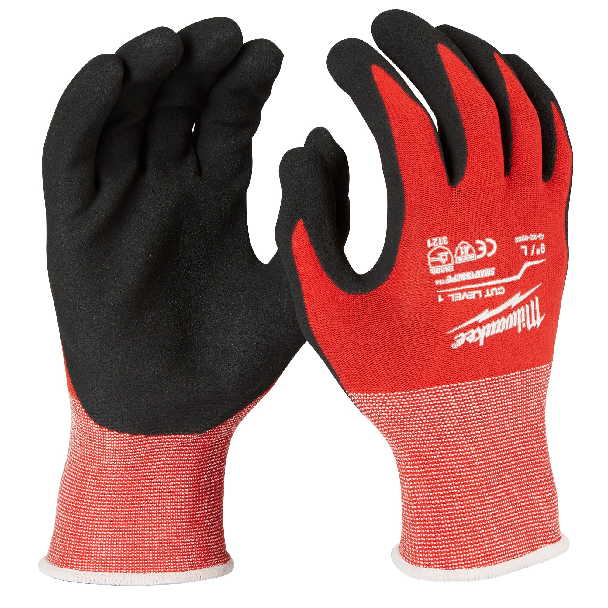 GANTS DE TRAVAIL EN NITRILE NIVEAU 1 ( LARGE )
