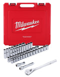 ENSEMBLE DE 47 DOUILLES ET CLIQUET 1/2'' SAE/METRIC