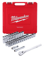 ENSEMBLE DE 47 DOUILLES ET CLIQUET 1/2'' SAE/METRIC