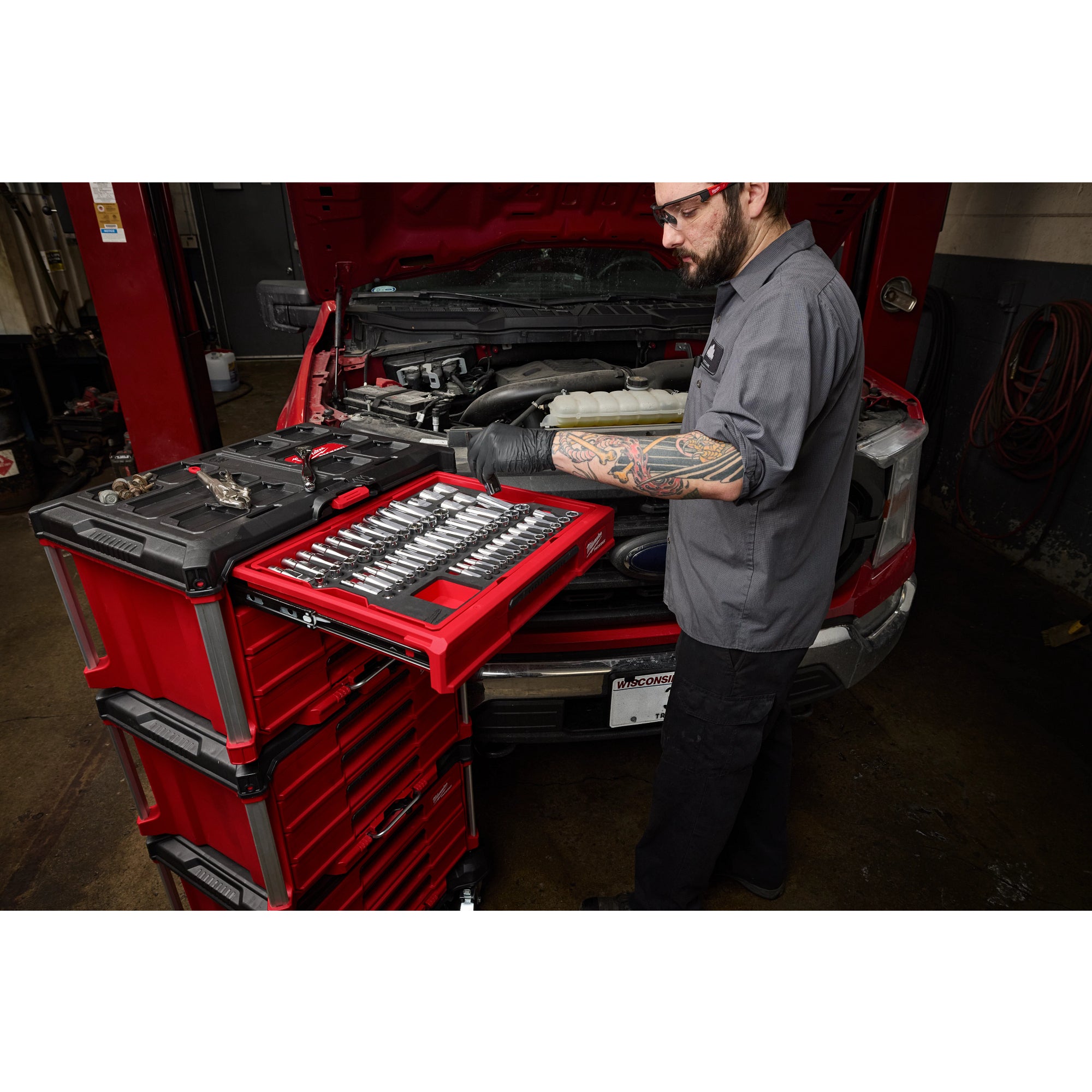 ENSEMBLE D'OUTILS À MAIN POUR MÉCANICIEN PACKOUT (366MCX)