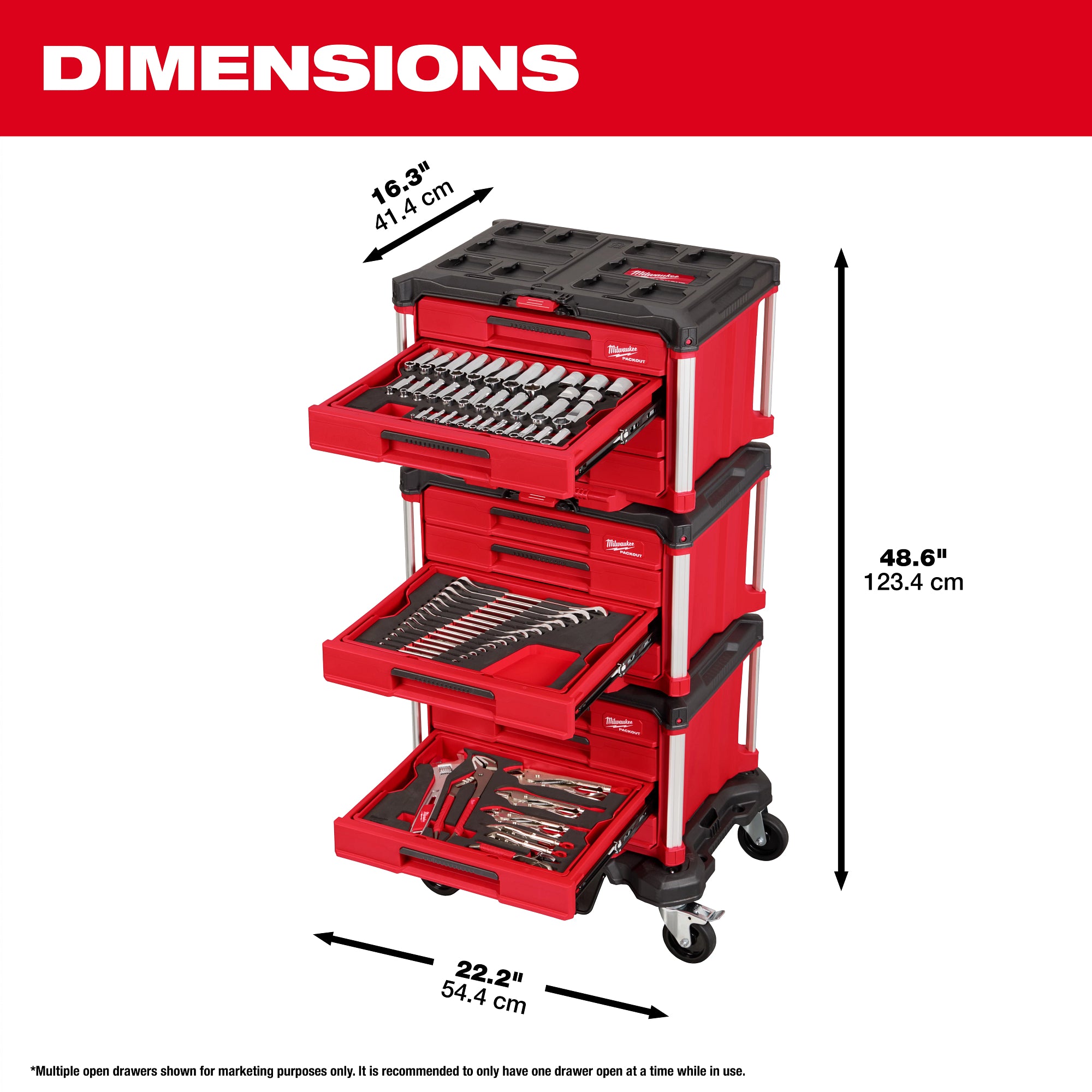 ENSEMBLE D'OUTILS À MAIN POUR MÉCANICIEN PACKOUT (366MCX)