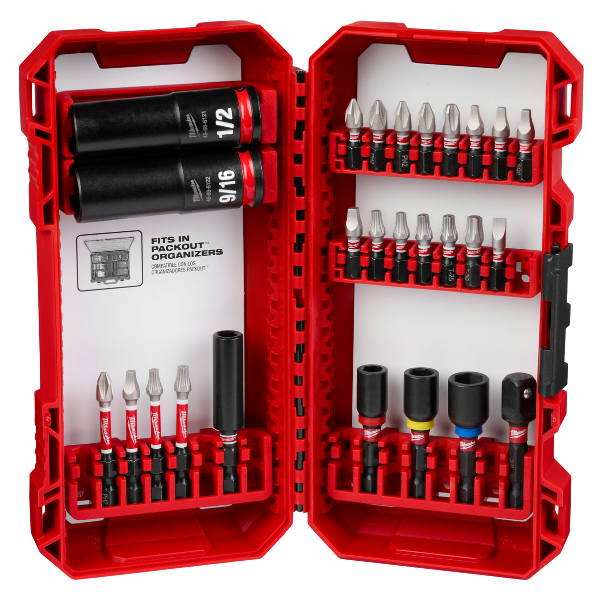 ENSEMBLE EMBOUTS ASSORTIS SHOCKWAVE ( 26 MCX )