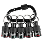 PORTE-EMBOUTS 1/4'' 5 MCX AVEC MOUSQUETON