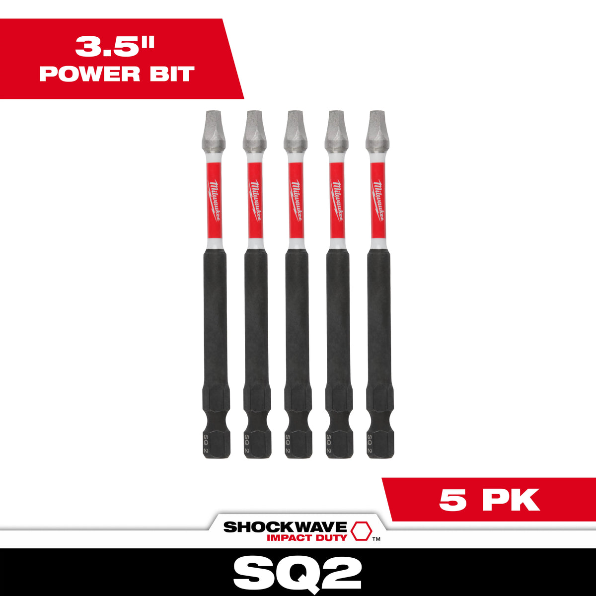 EMBOUT 3-1/2'' CARRÉ #2 (PQT 5)