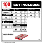 PACKOUT SHOCKWAVE BIT SET (100 PC)