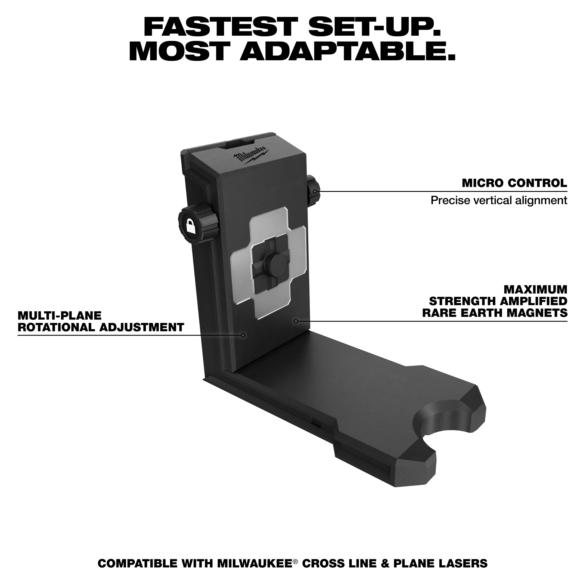 SUPPORT À LASER CONNEXION RAPIDE 360°