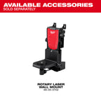 ENSEMBLE NIVEAU LASER ROTATIF ROUGE M18 (RÉCEPTEUR &TRÉPIED)