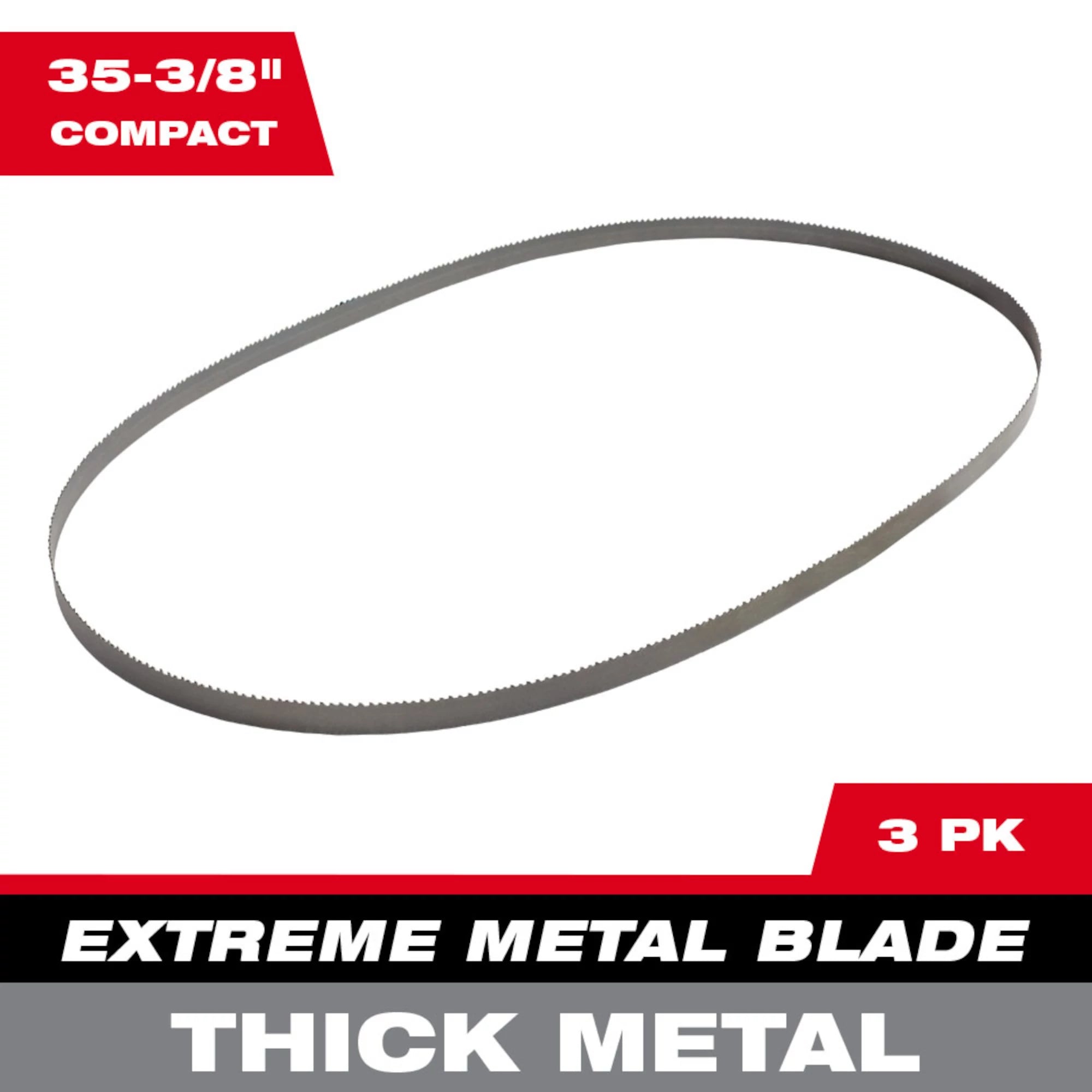 LAME SCIE À RUBAN 35-3/8'' MÉTAL ÉPAIS 8/10 DENTS PP (PQT 3)