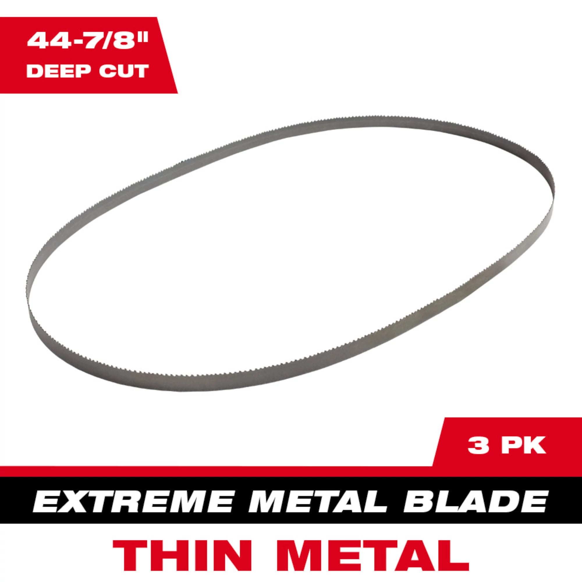 LAME SCIE À RUBAN 44-7/8'' MÉTAL MINCE 12/14 DENTS (PQT 3)