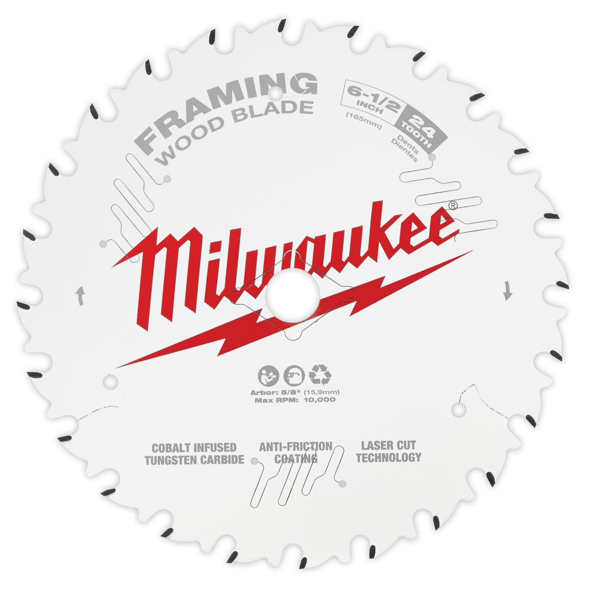 6-1/2" X 24-TOOTH FRAMING SAW BLADE