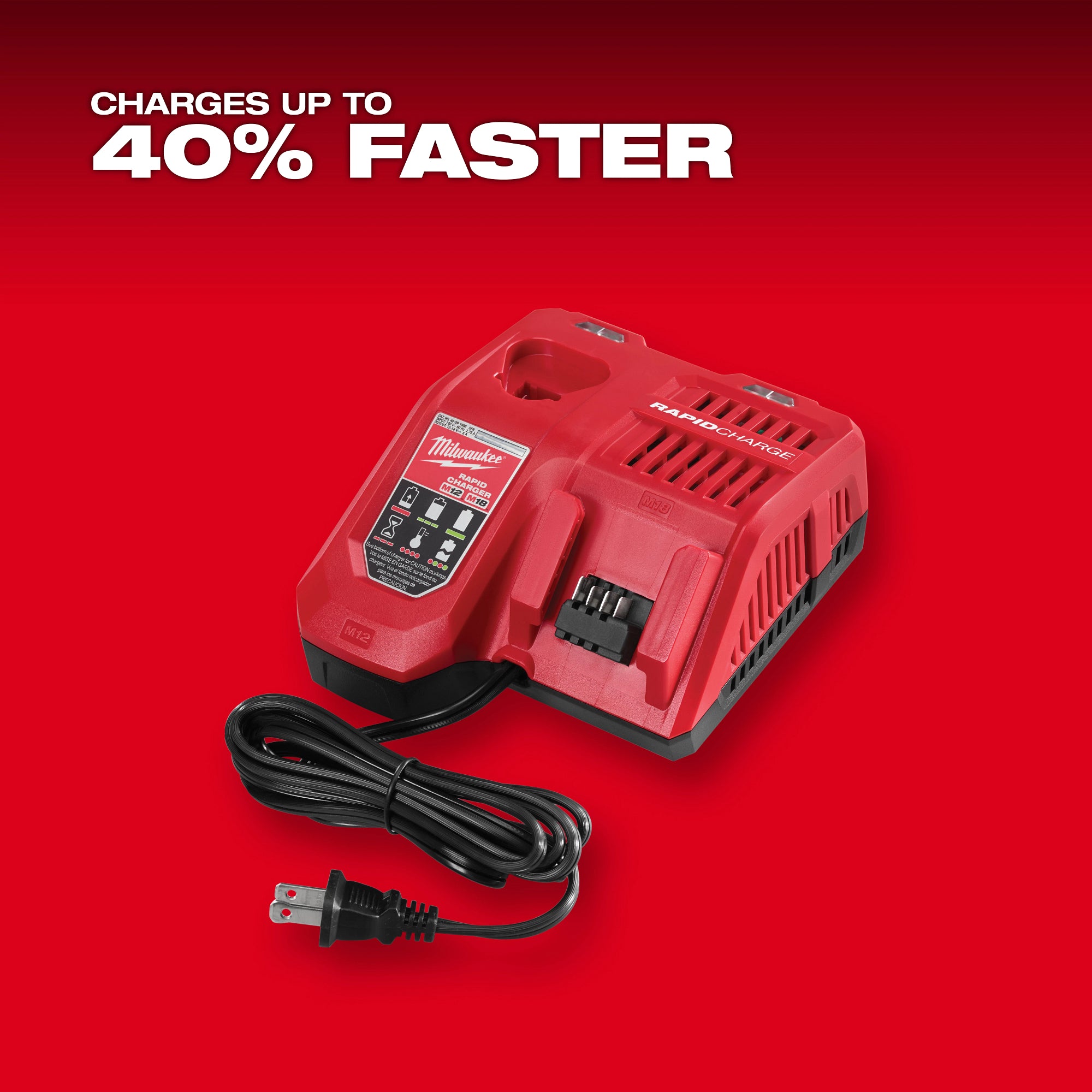 CHARGEUR RAPIDE MULTI-VOLTAGE M12 & M18