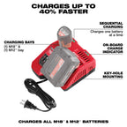 M12 & M18 MULTI-VOLTAGE RAPID CHARGER