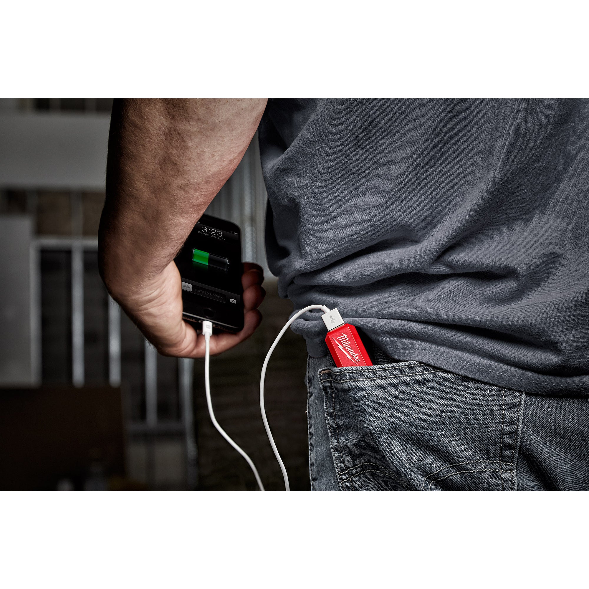 ENSEMBLE BATTERIE 4V & CHARGEUR MILWAUKEE USB