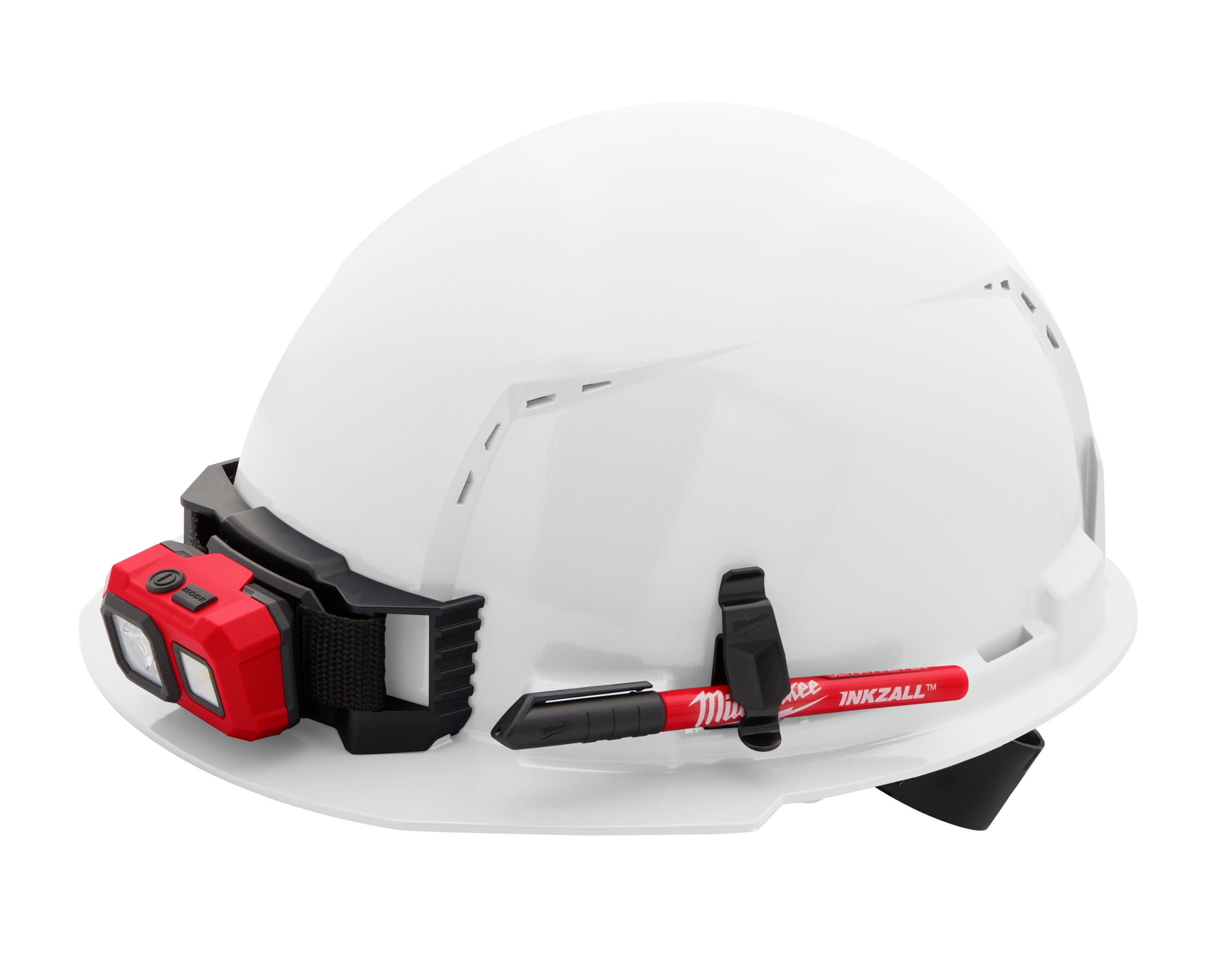 CASQUE DE SÉCURITÉ BLANC BOLT TYPE 1 REBORD AVANT CLASSE C