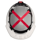 CASQUE DE SÉCURITÉ BLANC BOLT TYPE 1 REBORD AVANT CLASSE E