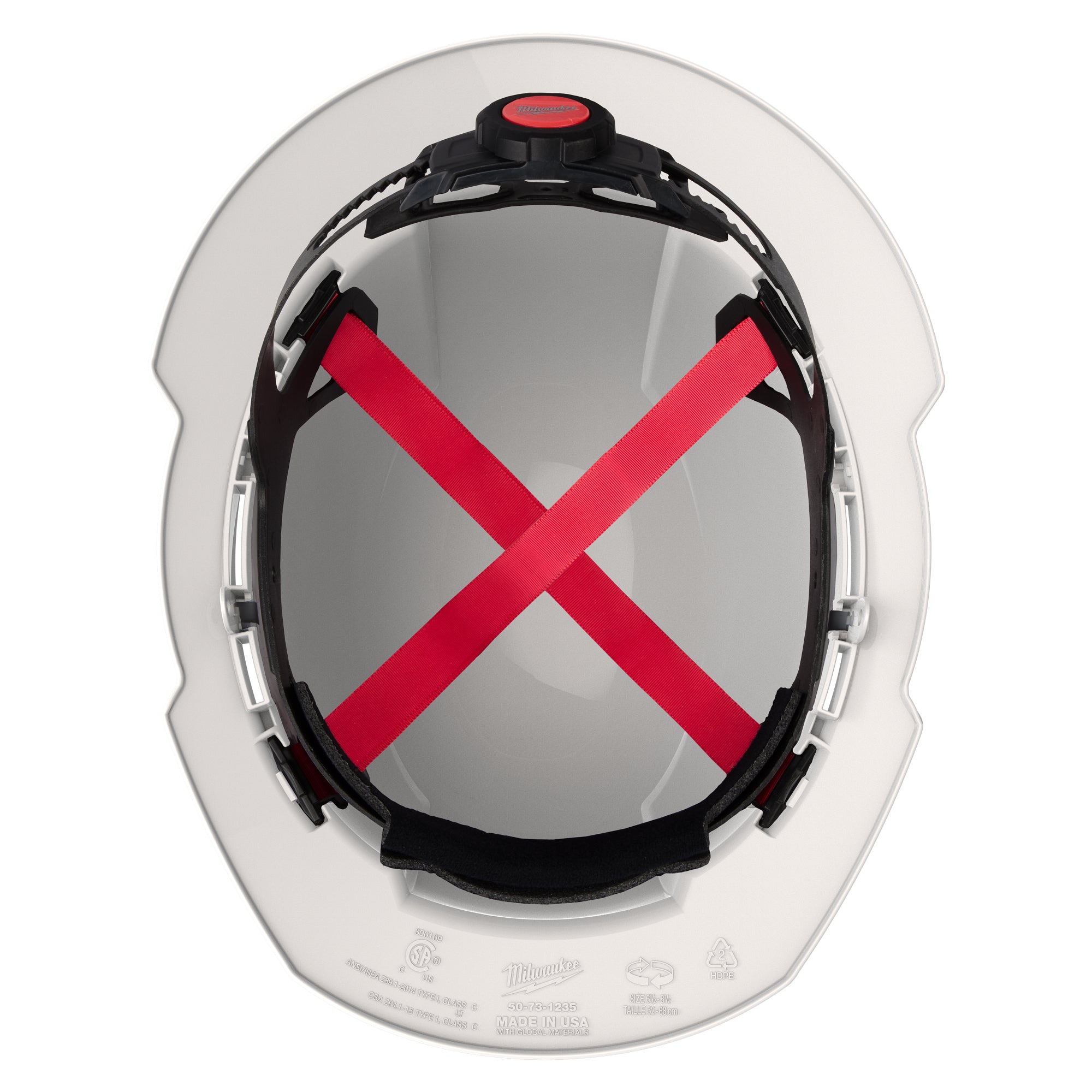 CASQUE DE SÉCURITÉ BLANC BOLT TYPE 1 REBORD COMPLET CLASSE E
