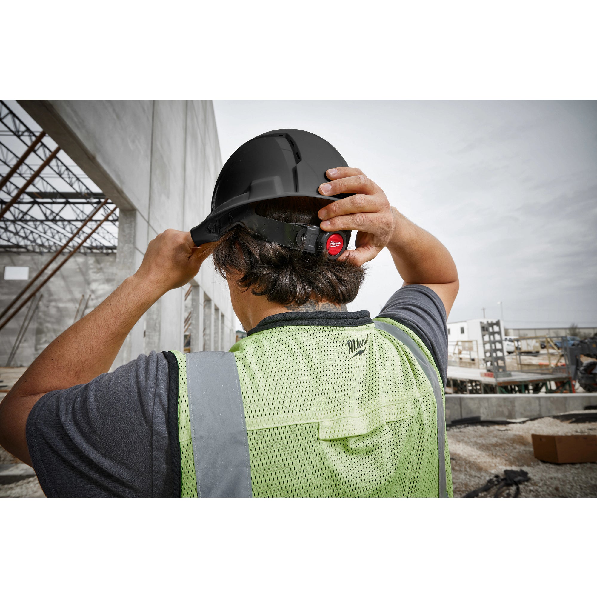 CASQUE DE SÉCURITÉ BLANC BOLT TYPE 1 REBORD AVANT CLASSE E