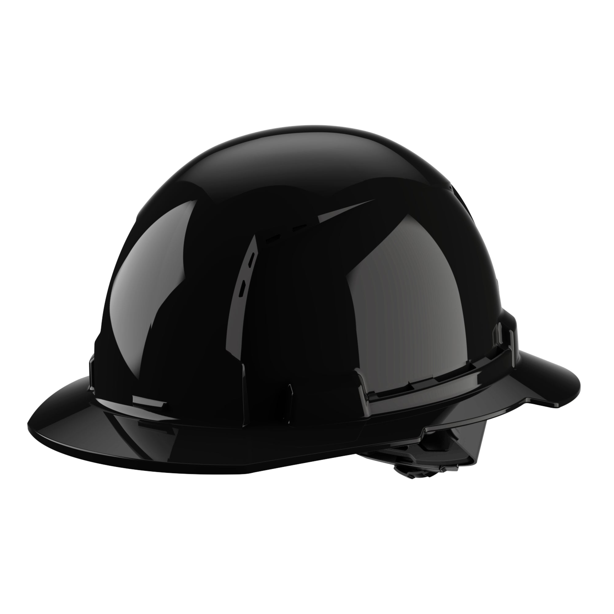 CASQUE DE SÉCURITÉ NOIR BOLT TYPE 1 REBORD COMPLET CLASSE C