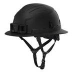 CASQUE DE SÉCURITÉ NOIR BOLT TYPE 2 REBORD COMPLET CLASSE E