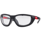 LUNETTE DE SÉCURITÉ CLAIRE ANTIBUÉE AVEC JOINT D'ÉTANCHÉITÉ