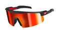 LUNETTE DE SÉCURITÉ ENVELOPPANTE – MIROIR ROUGE