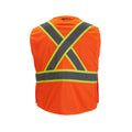 VESTE DE SÉCURITÉ ORANGE DÉTACHEMENT RAPIDE ( L/XL )
