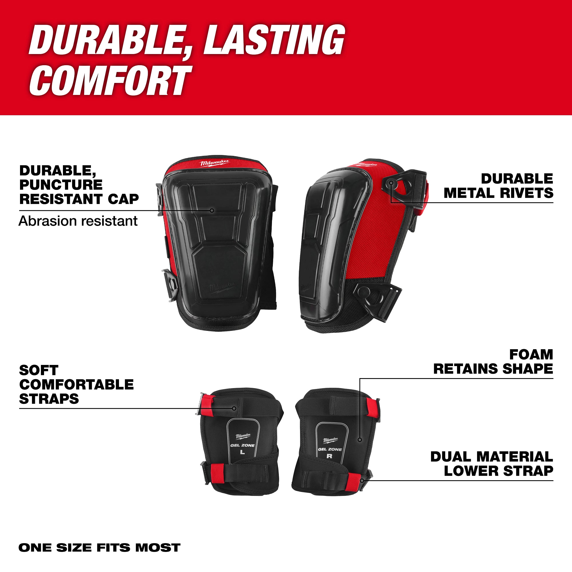 GENOUILLÈRE À COQUE DURE HAUTE PERFORMANCE