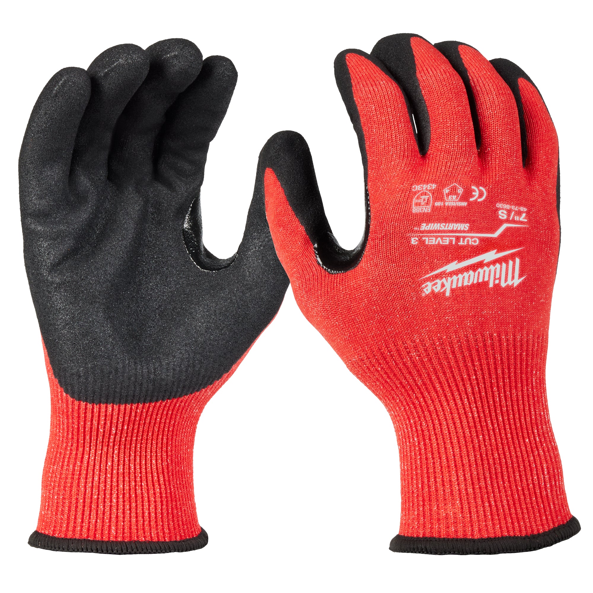 GANTS ENDUITS DE NITRILE NIVEAU DE COUPE 3 ( SMALL )