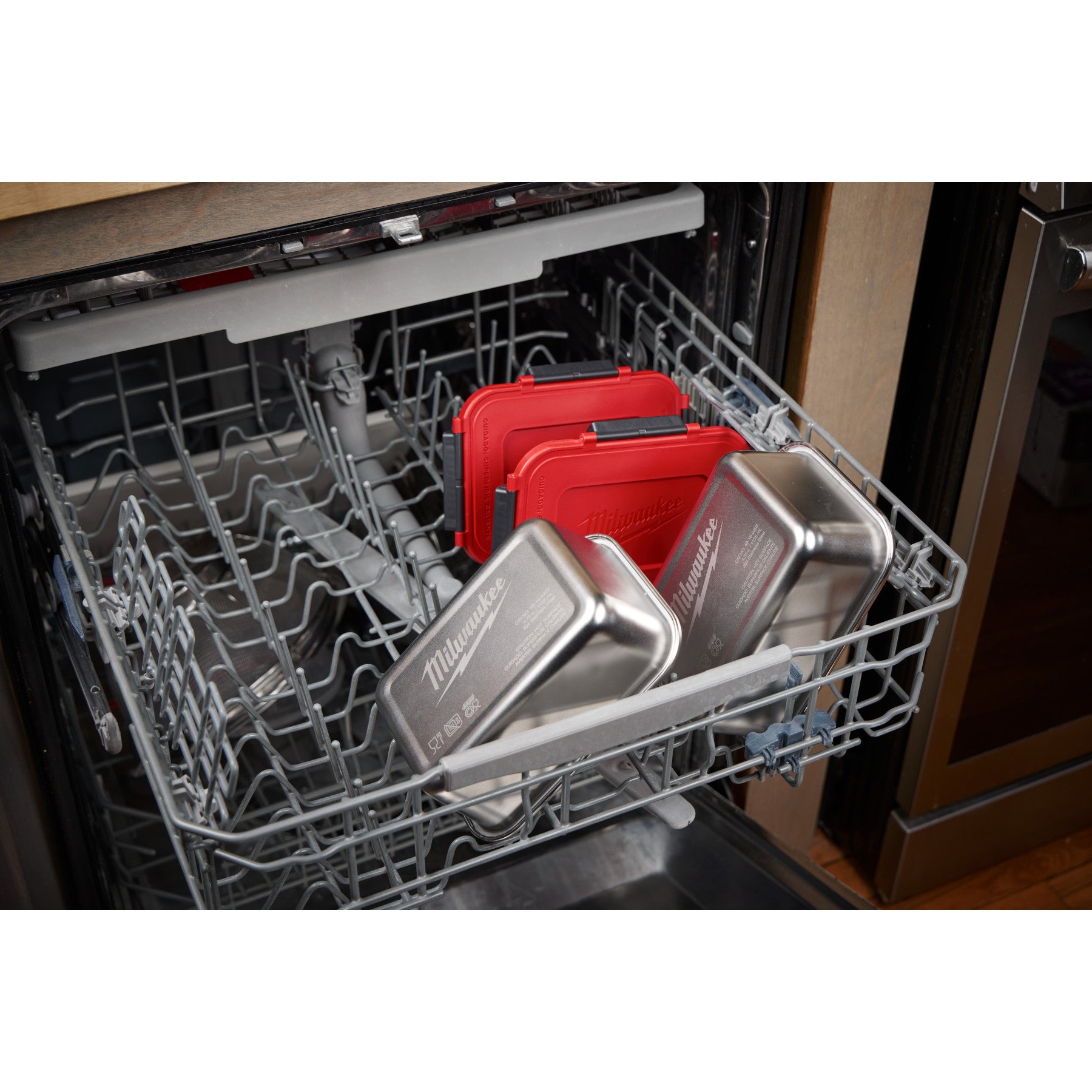 CONTENANT DE 4 TASSES AVEC COUVERCLE POUR RÉCHAUD 0811-20