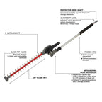 ACCESSOIRE TAILLE-HAIES ARTICULÉ QUIK-LOK M18 FUEL