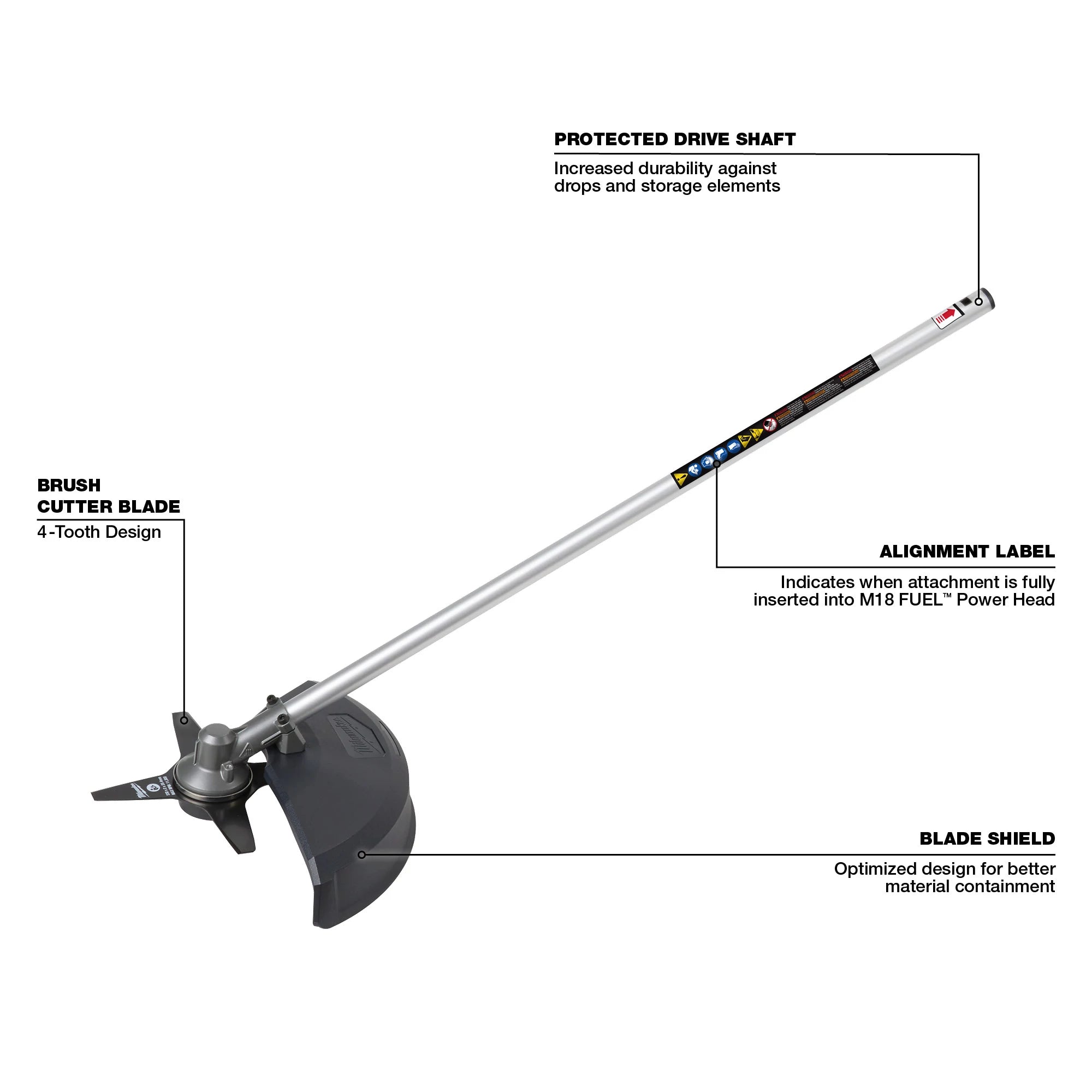 ACCESSOIRE DÉBROUSSAILLEUSE QUIK-LOK M18 FUEL