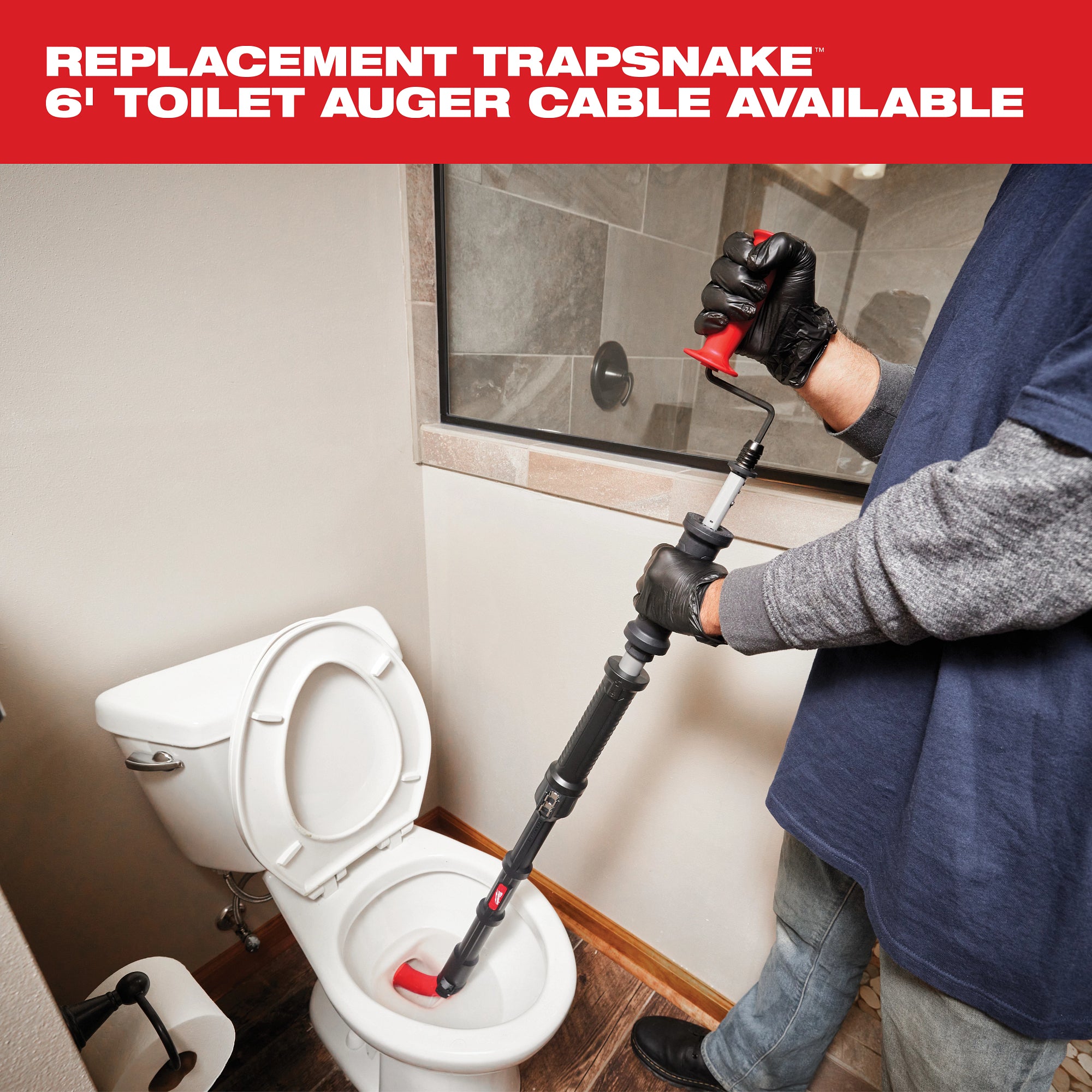 DÉBOUCHE-TOILETTES TRAPSNAKE DE 6'