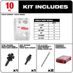 ENSEMBLE EMPORTE-PIÈCE PACKOUT ( 10 MCX )