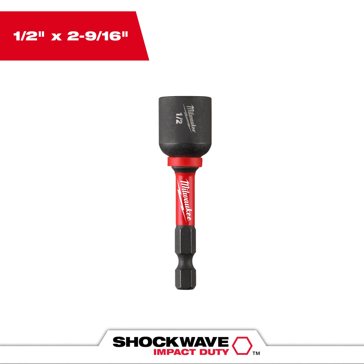 TOURNE-ÉCROU 1/2'' X 2-9/16'' MAGNÉTIQUE