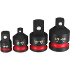 ENSEMBLE D'ADAPTEUR À DOUILLE 1/4'' - 1/2'' IMPACT ( 4 MCX )