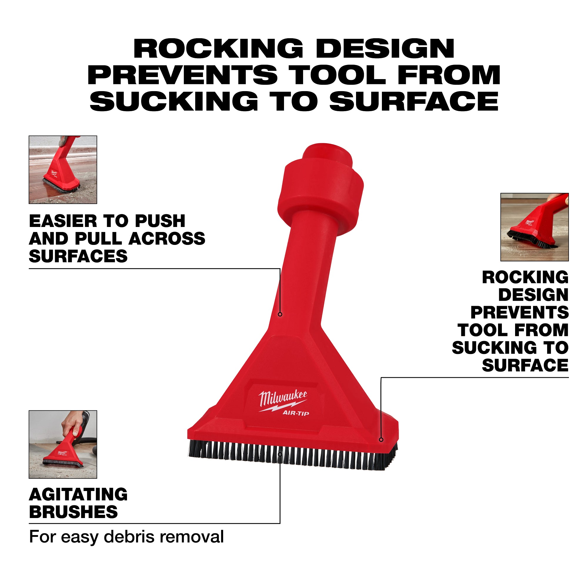 BUSE UTILITAIRE OSCILLANTE AIR-TIP™ AVEC BROSSES